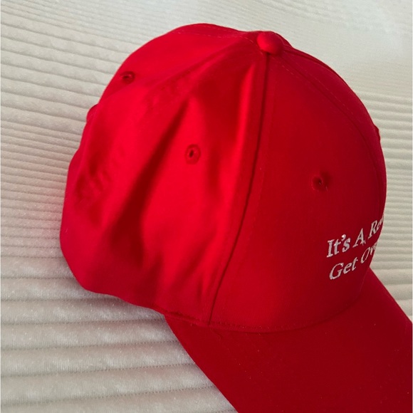 Red Adjustable Hat — “It’s a red hat, get over it” maga - Picture 8 of 9